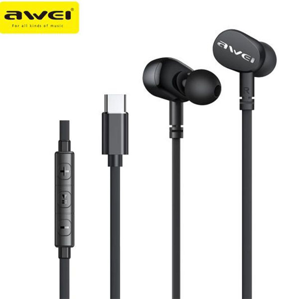 Awei TC 7 Earphone In-ear Type-C Price in Bangladesh