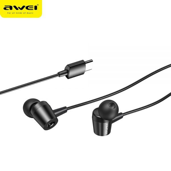 Awei TC 7 Earphone In-ear Type-C Price in Bangladesh