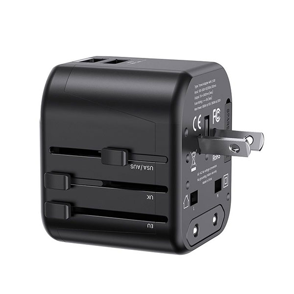T55 12W Dual USB Universal Travel Charger Price in Bangladesh