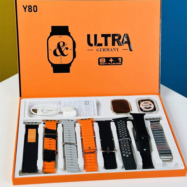 Y80 Ultra Smartwatch With 8 Strap Price in Bangladesh