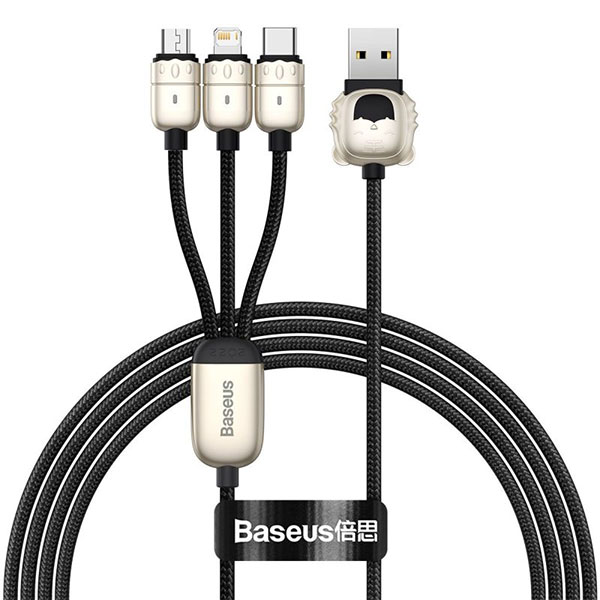 Baseus One-for-Three Data Cable Price in Bangladesh
