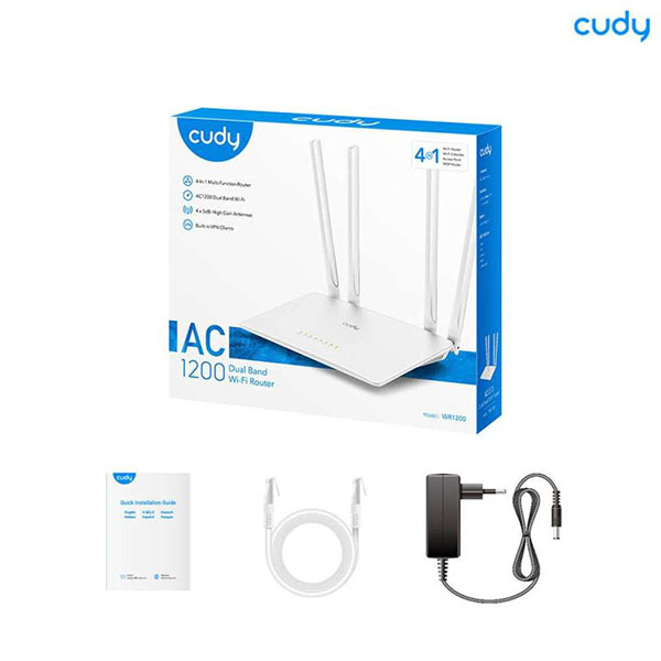 Cudy WR1200 Dual Band WiFi Router Price in Bangladesh