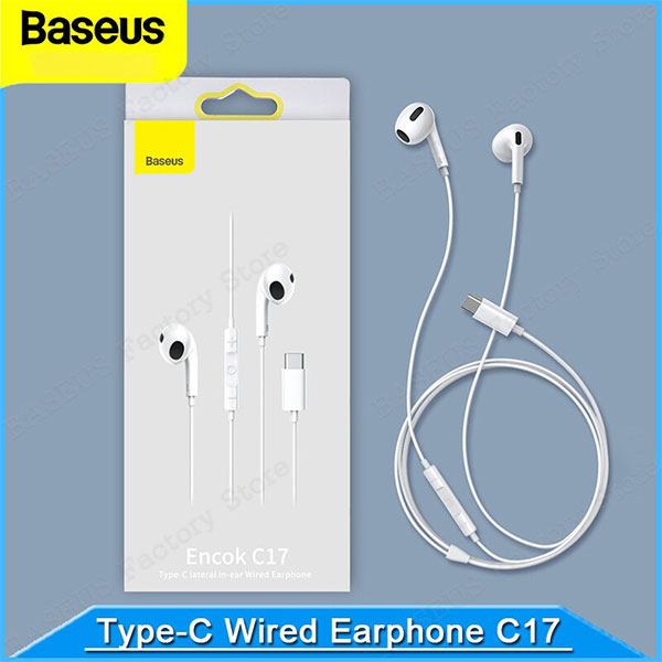 Baseus C17 Encok Type-C Wired Earphone Price in Bangladesh