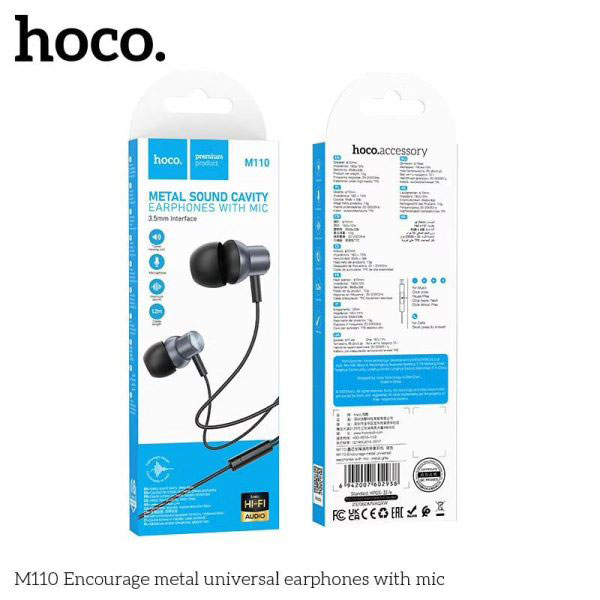 Hoco M110 Wired Earphones Price in Bangladesh