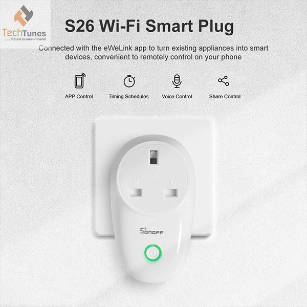 Sonoff S26 WiFi Smart Plug Price in Bangladesh