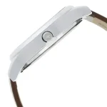 Fastrack NS38051SL06 Bold Quartz Analog White Dial Leather Strap Watch Price In Bangladesh