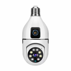 Dual Lens V380 PTZ Bulb IP Night Vision Camera price In Bangladesh